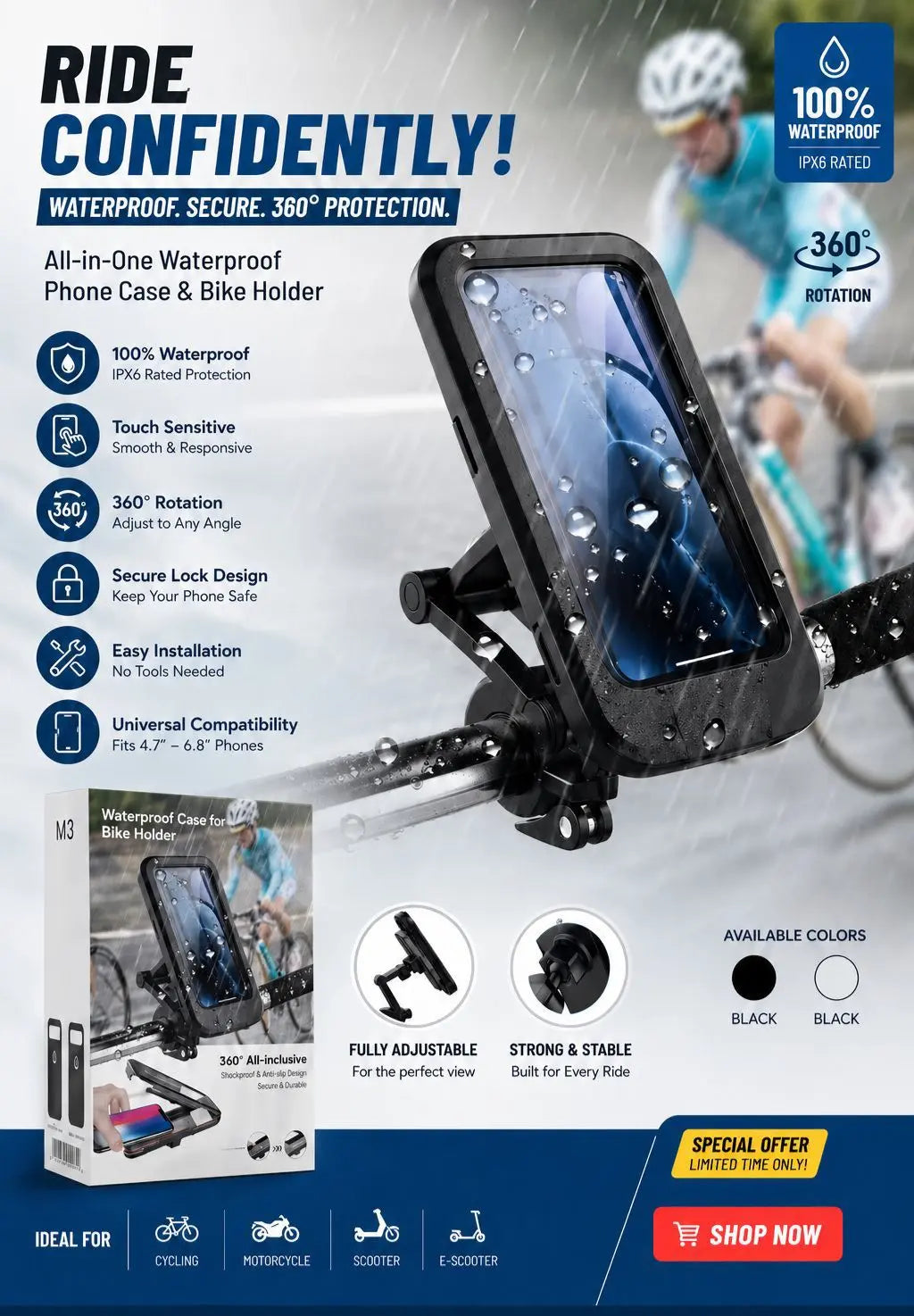 Waterproof Phone Holder SnapUp Pakistan