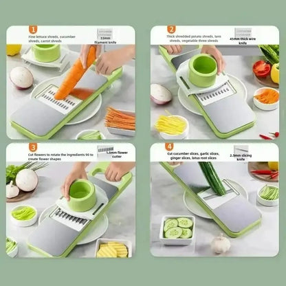 Kitchen Mandoline Slicer Thin Slice Julienne Coarse Fine Grater Wavy Blade Pakistan