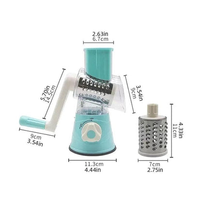 Best Manual Cheese and Vegetable Rotary Drum Grater for Home Kitchen Pakistan