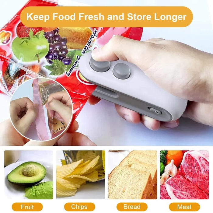 Mini Food Bag Sealer PVC PP PE PET Bags Snack Wrapper Sealing Tool SnapUp Pakistan