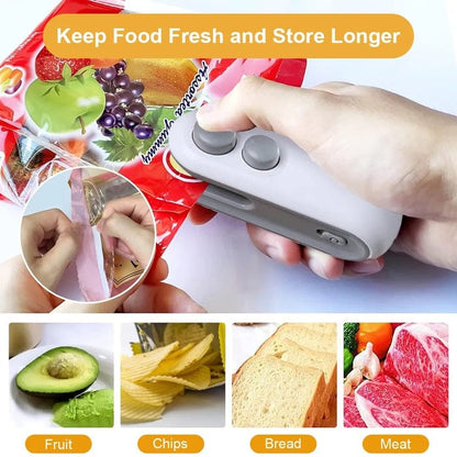 Mini Food Bag Sealer PVC PP PE PET Bags Snack Wrapper Sealing Tool SnapUp Pakistan
