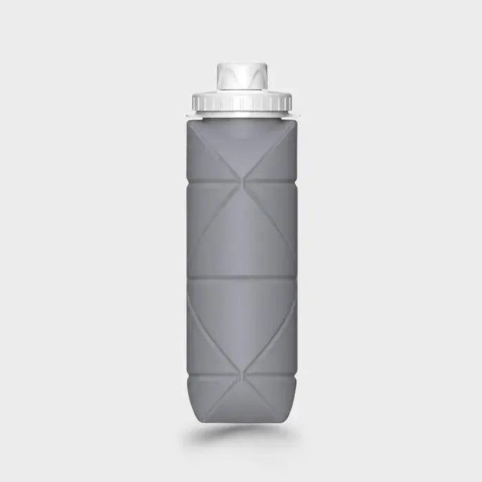 Portable Silicone Folding Water Bottle – 600ML | Leakproof Collapsible Sports Bottle SnapUp Pakistan 999.00 Geometric