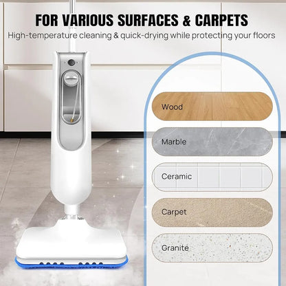Electric Mop Steam Cleaner Microfiber Pads Washable Reusable Home Cleaning SnapUp Pakistan