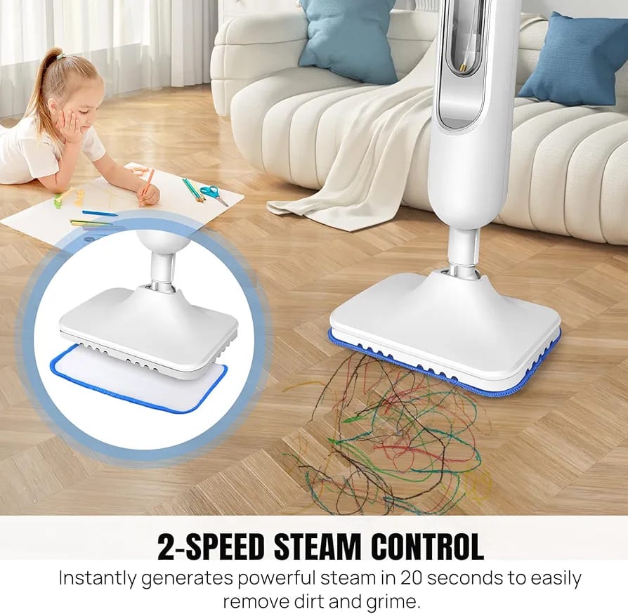 Steam Mop for Tiles Marble Wood Laminate Vinyl Carpet Multipurface Cleaner Pakistan