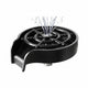Automatic Glass Rinser for Kitchen Sink | Cup Washer with Ship Wheel Design | High-Pressure Bottle Cleaner